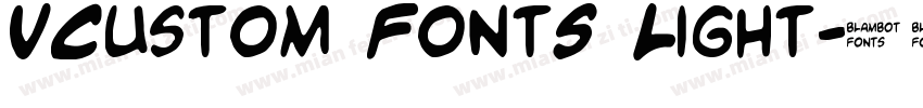 VCustom FontS Light字体转换